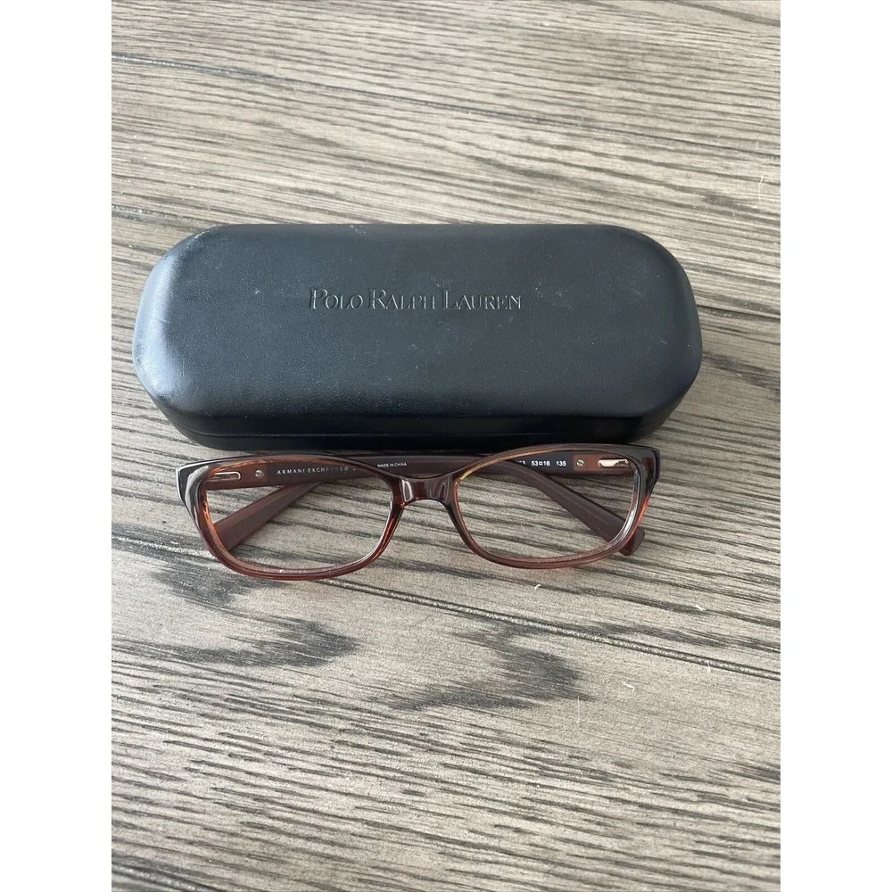 Armani Exchange AX3009 8063 Womens Brown Cats Eye Eyeglasses Frames 53/16~135